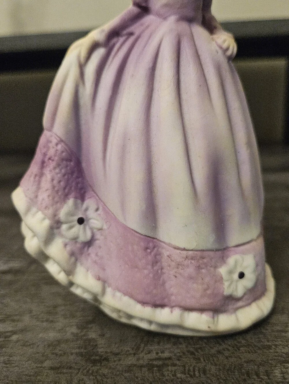 Vintage Bisque Porcelain Victorian Dancing Lady Figurines - Set of 2